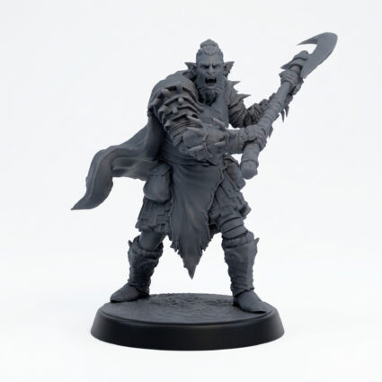 Hobgoblin Spinecleaver E - Gray Resin 3D Printed Miniature