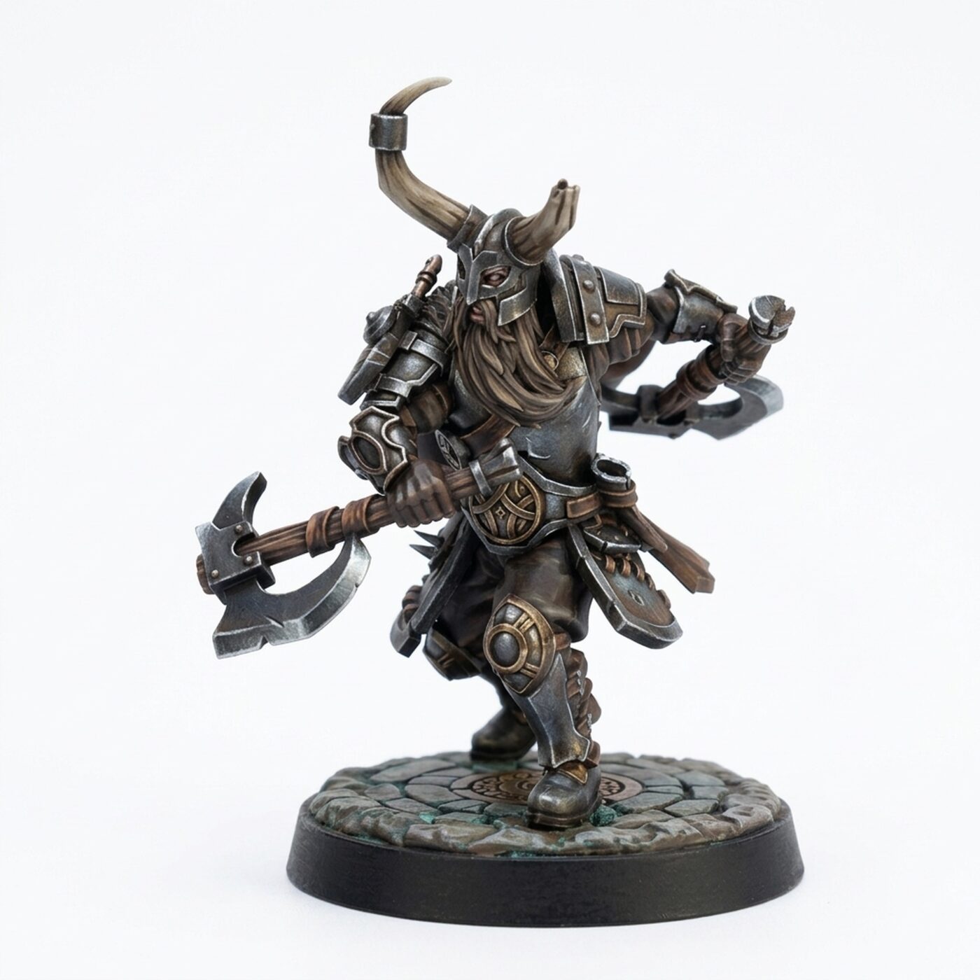 Holding Axe - Painted 3D Printed Miniature