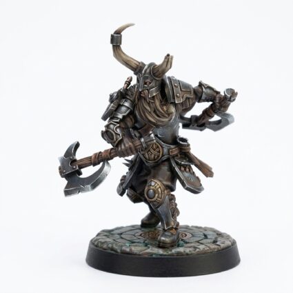 Holding Axe - Painted 3D Printed Miniature