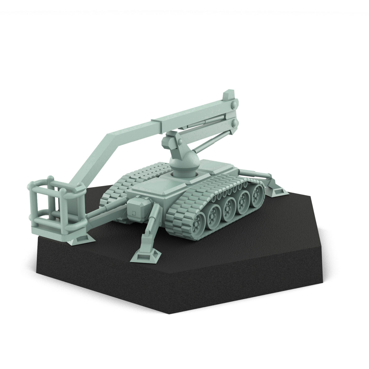 Howdah Support Mech 3D Printed Mech Miniature