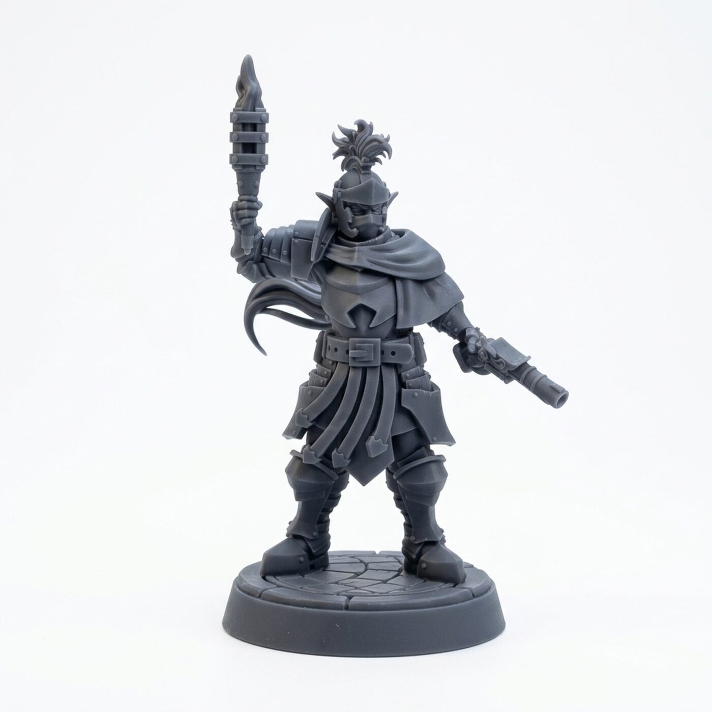 Hugh The Bold - Gray Resin 3D Printed Miniature