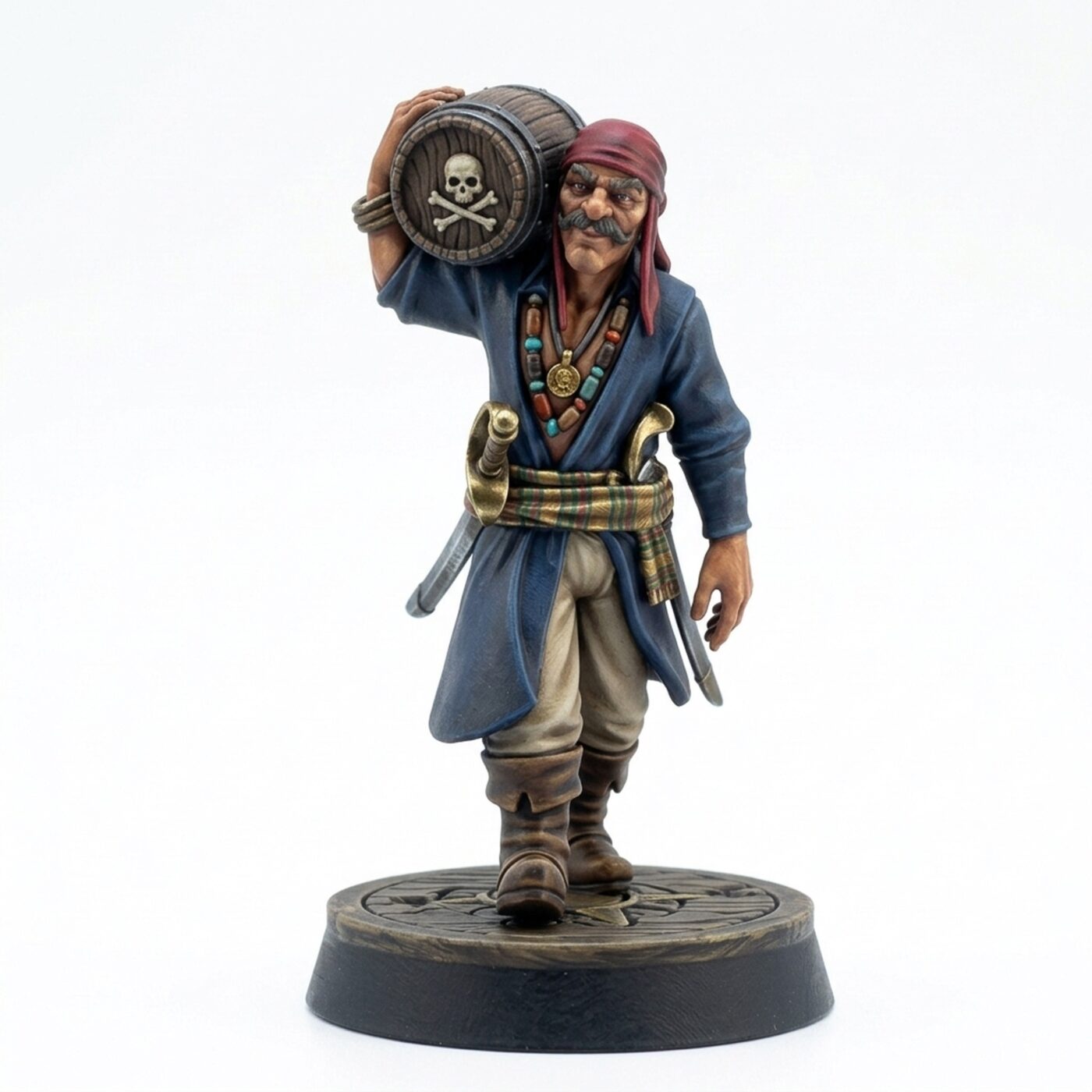 Human Crew Member - Painted 3D Printed Miniature