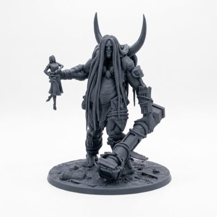 Hungry Crushers C - Gray Resin 3D Printed Miniature