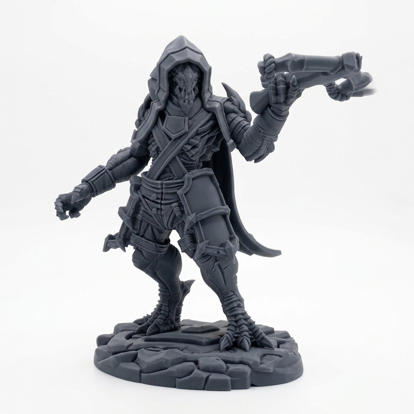 Hymkyu Foul Squad A - Gray Resin 3D Printed Miniature