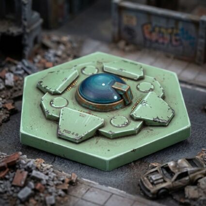 ICBM Silo Closed (USe Mechs) Painted Mech Miniature