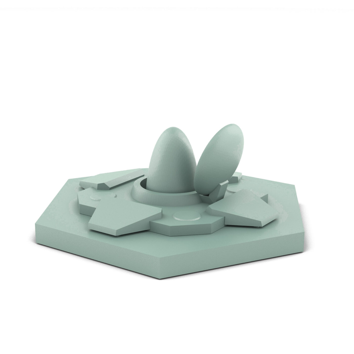 ICBM Silo Terrain Piece 3D Printed Mech Miniature