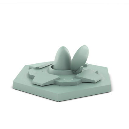 ICBM Silo Terrain Piece 3D Printed Mech Miniature