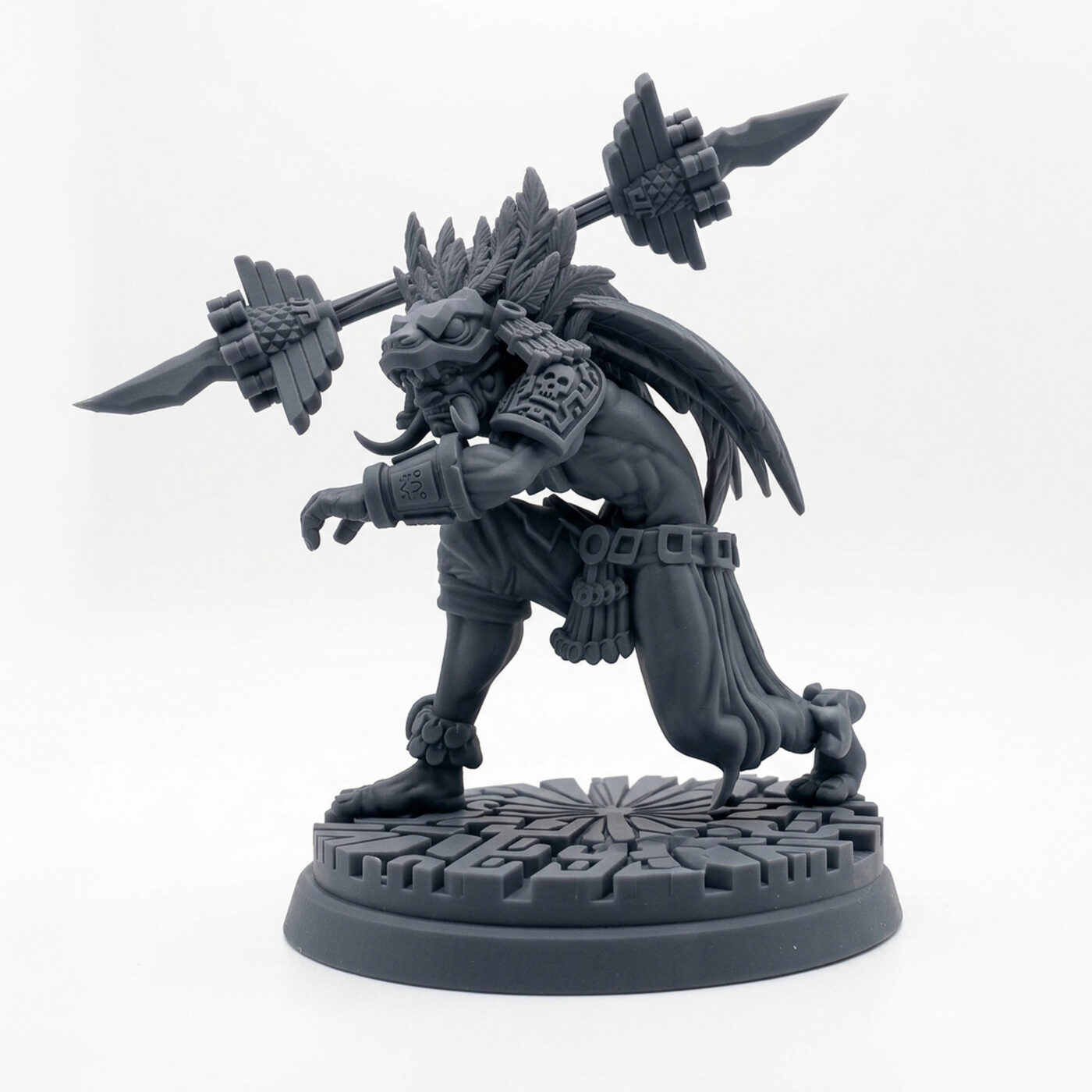 Ikalfollower A - Gray Resin 3D Printed Miniature