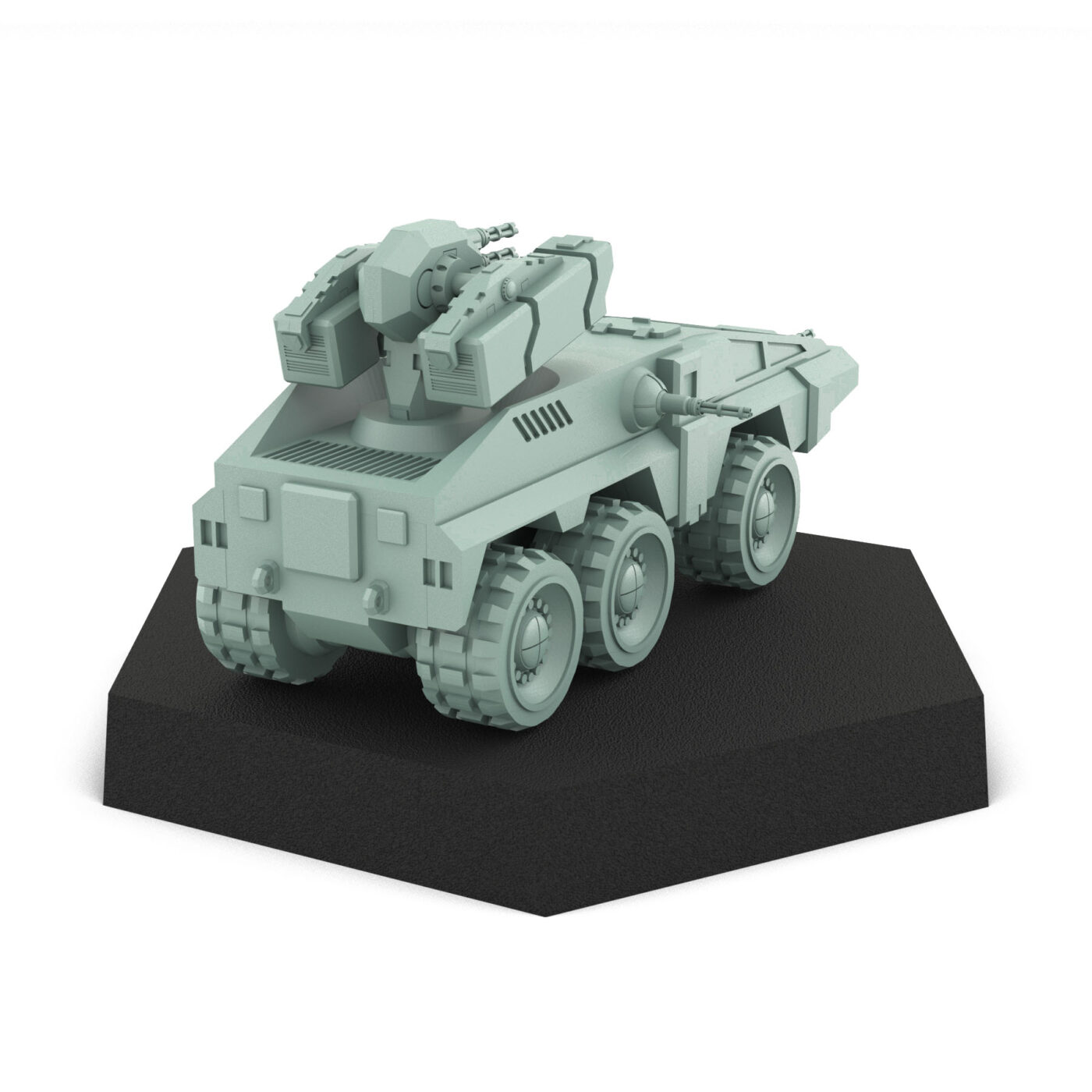 Interloper Urban Scout Tank BK - 3D Printed Miniature