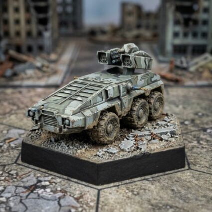 Interloper Urban Scout Tank BK - 3D Printed Miniature Painted Mech Miniature