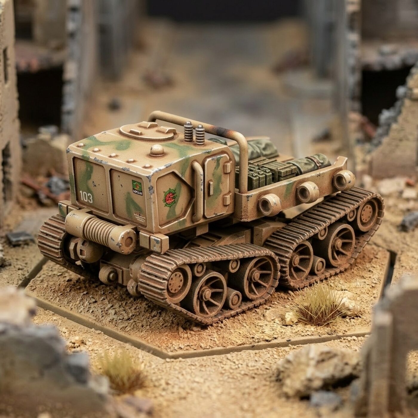 Interstellar Expeditions Utility Cat Painted Mech Miniature