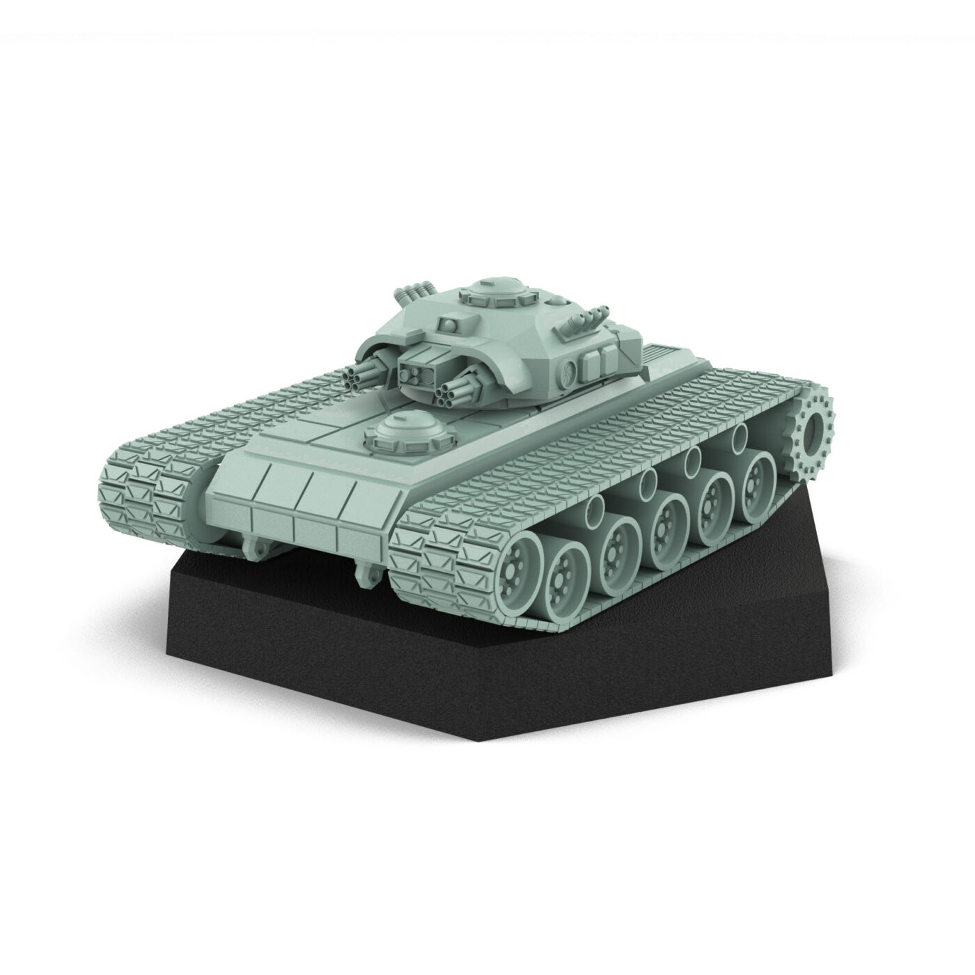 Iron Whip Prototype - Sci-Fi Tank Miniature 3D Printed Mech Miniature