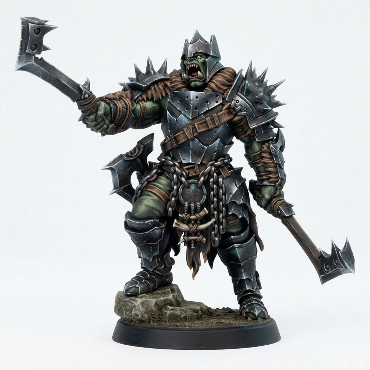 Ironcrag Champion - Painted 3D Printed Miniature
