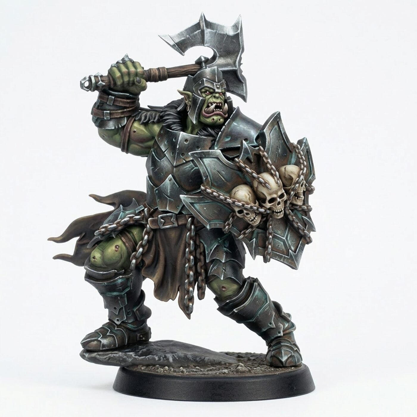 Ironcrag Orc A - Painted 3D Printed Miniature