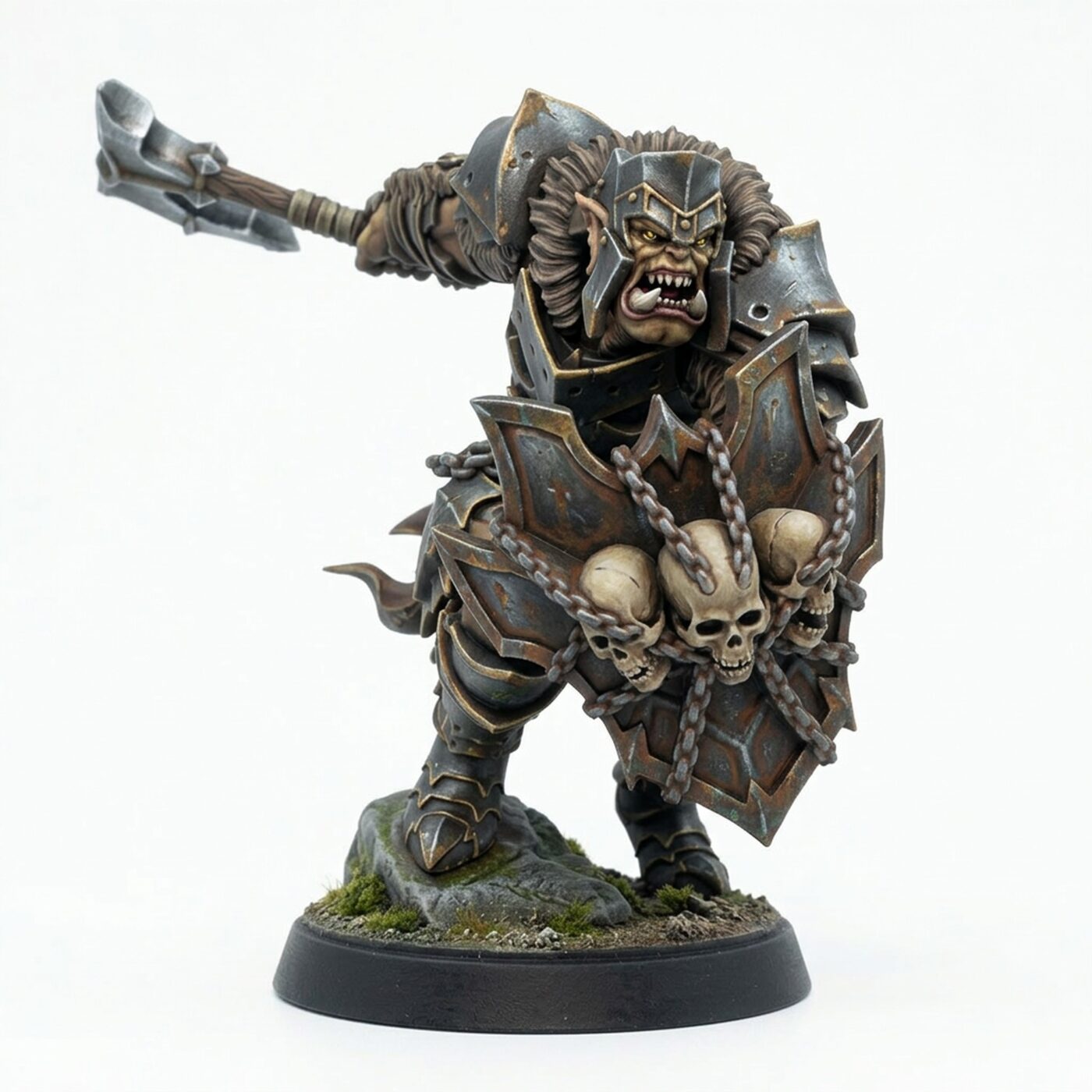 Ironcrag Orc B - Painted 3D Printed Miniature