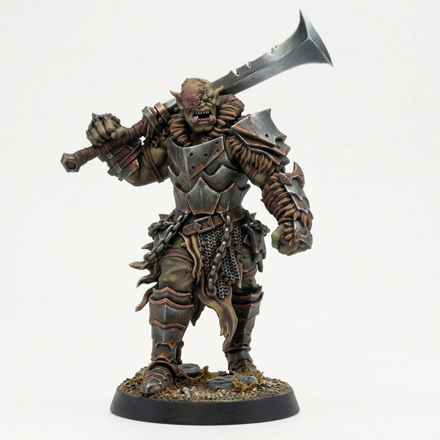 Ironcrag Orc F - Painted 3D Printed Miniature
