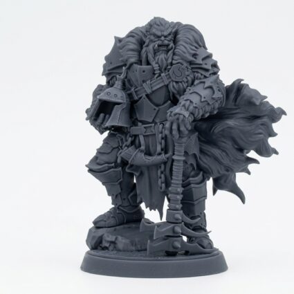 Ironcrag Sergeant - Gray Resin 3D Printed Miniature