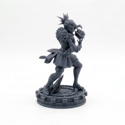 Isolde Casting Spell - Gray Resin 3D Printed Miniature