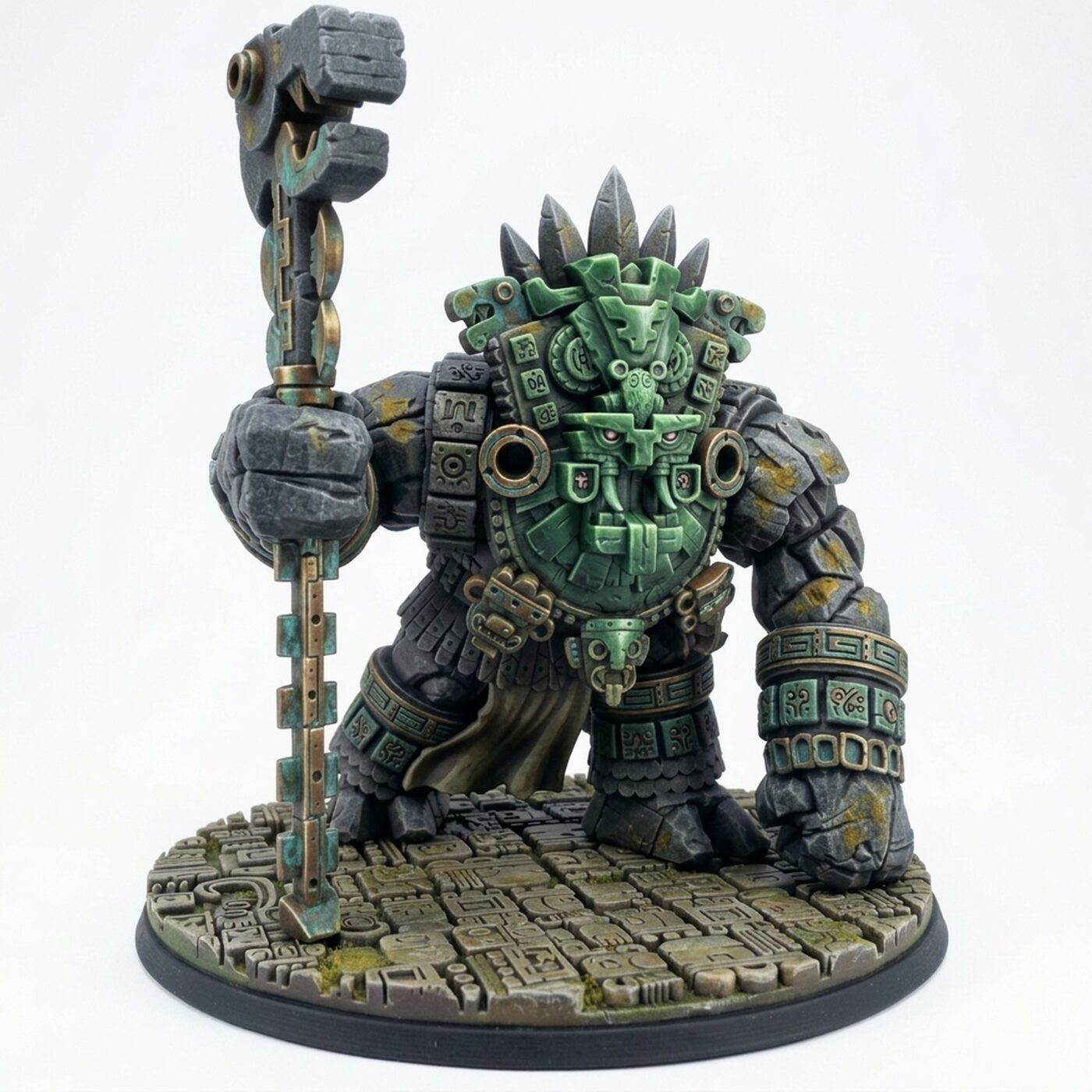 Ixbalangolem - Painted 3D Printed Miniature
