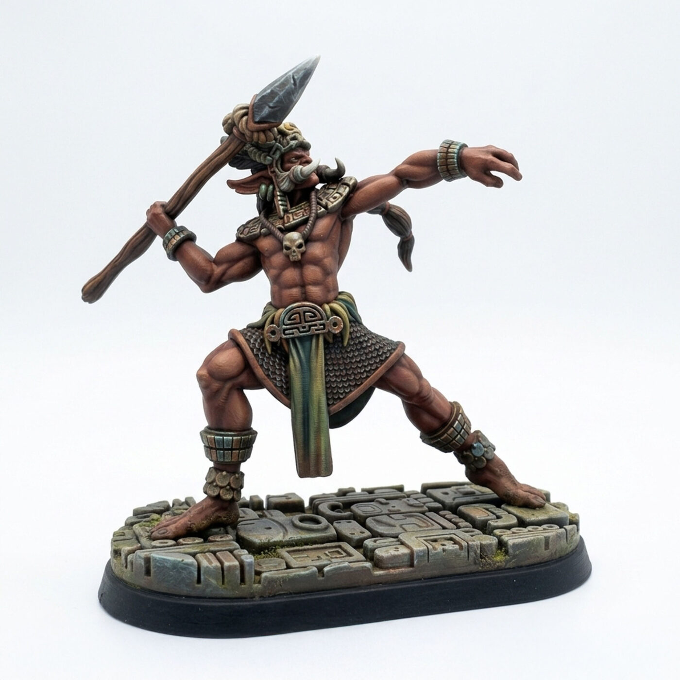 Izel Ranged Warrior A - Painted 3D Printed Miniature