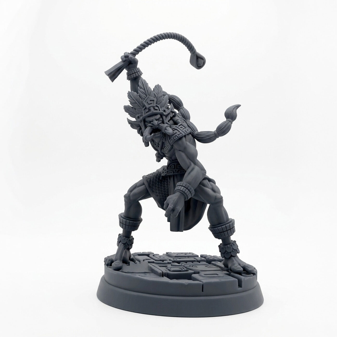 Izel ranged warrior B - Gray Resin 3D Printed Miniature