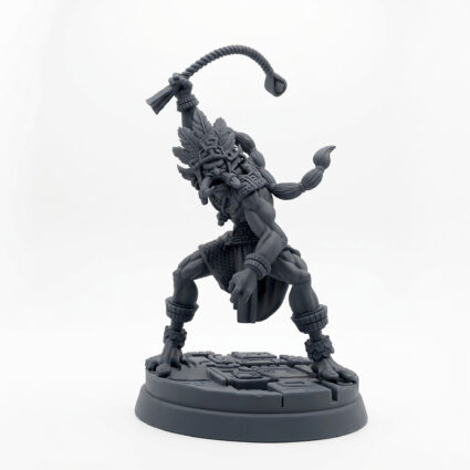 Izel ranged warrior B - Gray Resin 3D Printed Miniature