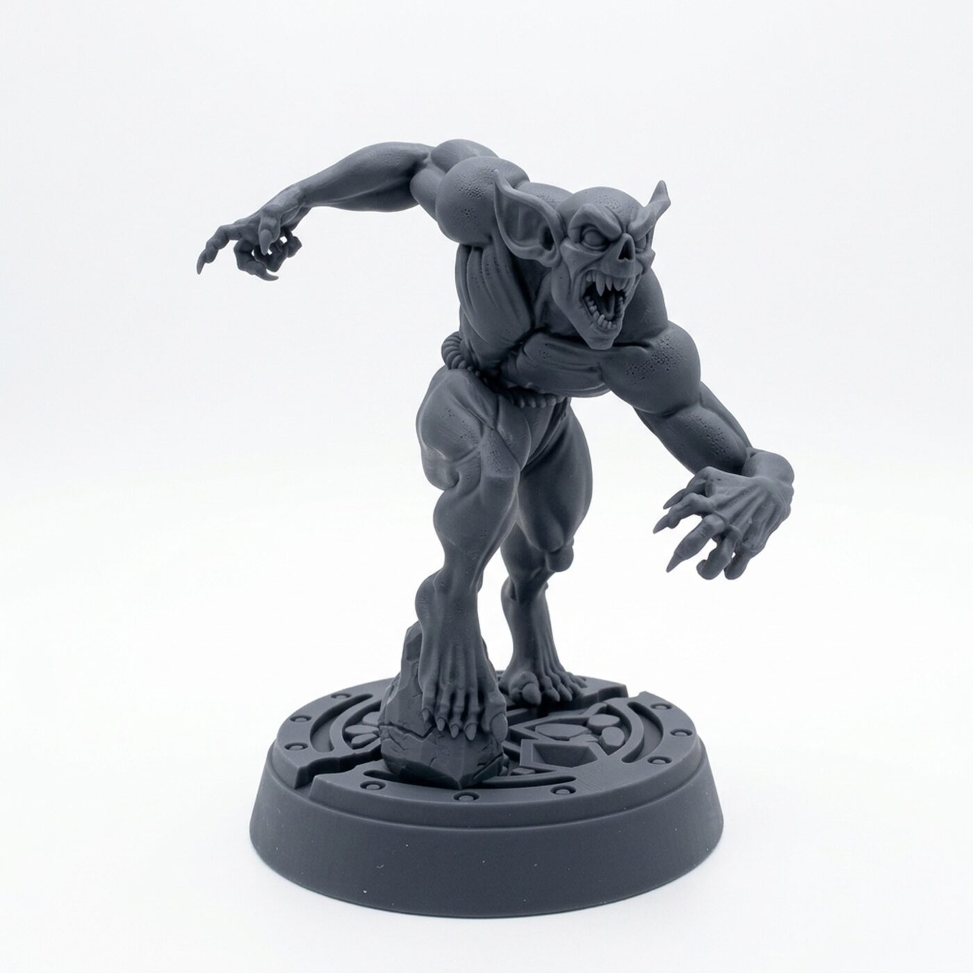 Jabal Wildcharge - Gray Resin 3D Printed Miniature