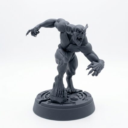 Jabal Wildcharge - Gray Resin 3D Printed Miniature