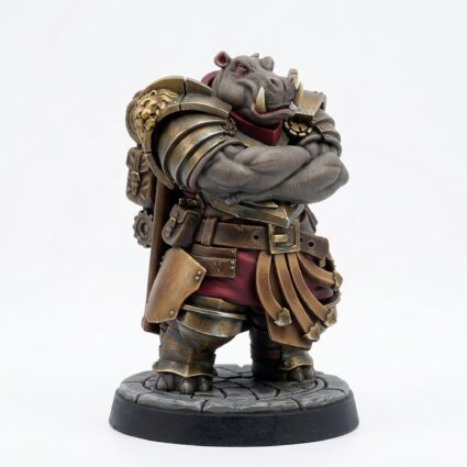 Jace Bonebreaker - Painted 3D Printed Miniature