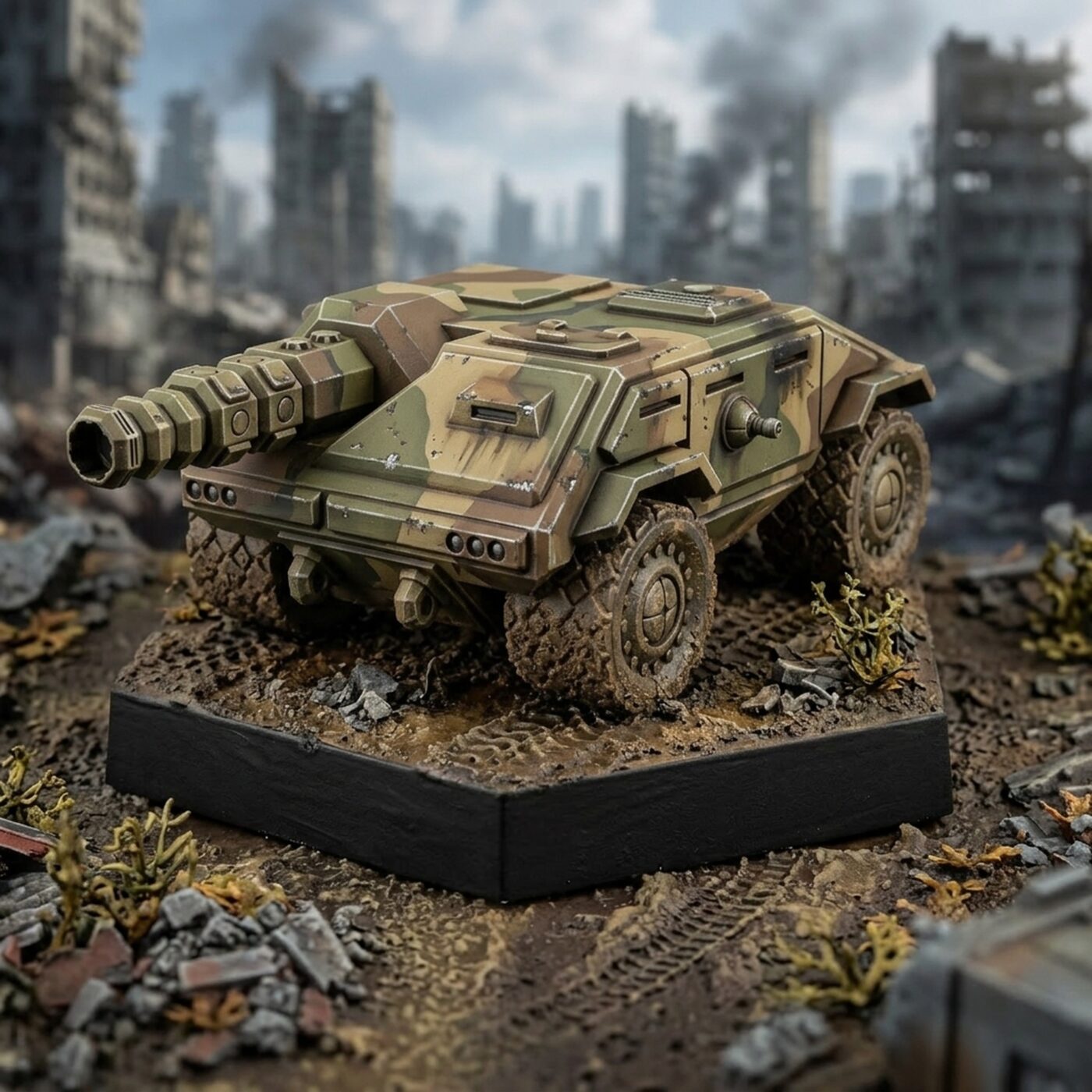 Jagd Panzer II - Sci-Fi Miniature Game Model Painted Mech Miniature
