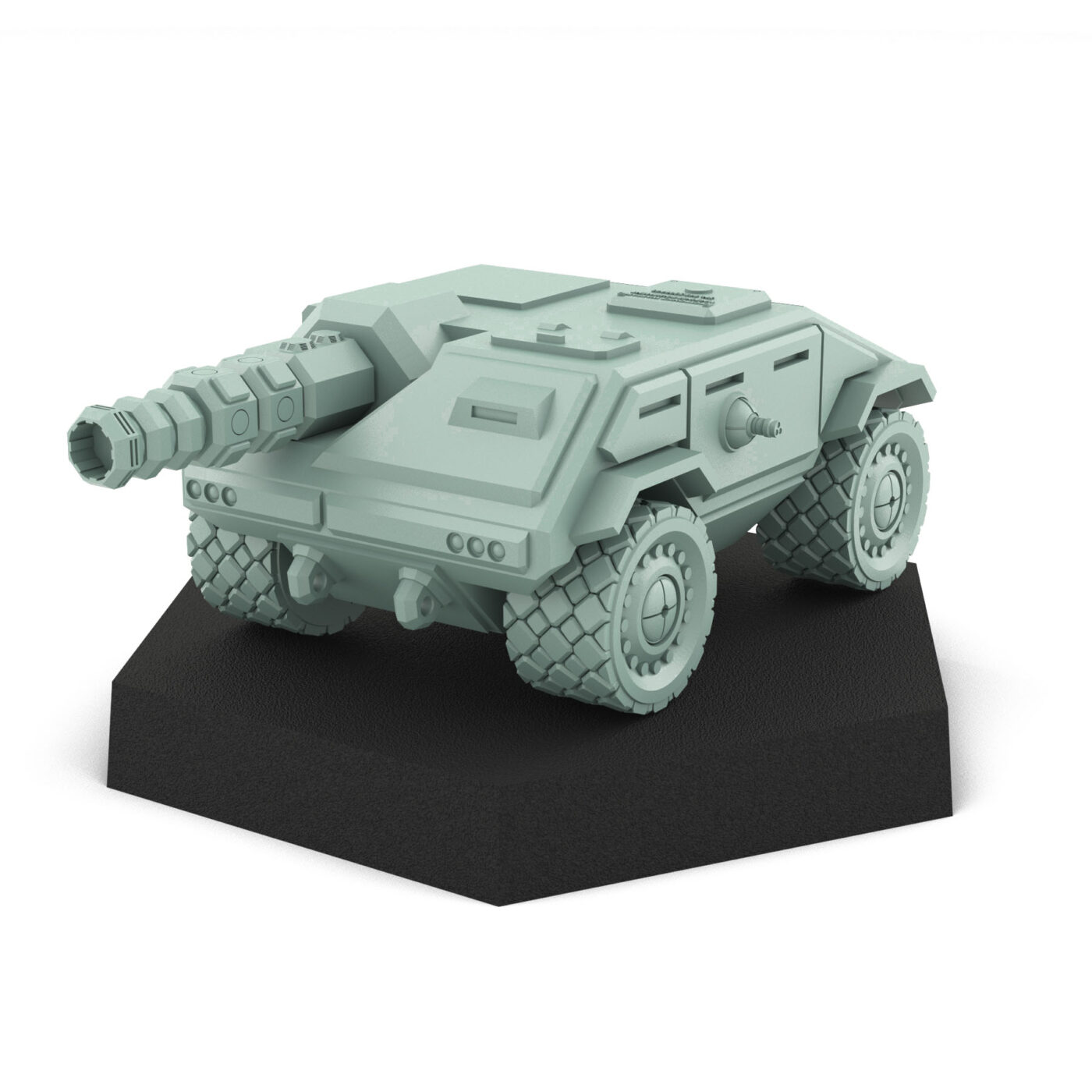 Jagd Panzer II - Sci-Fi Miniature Game Model 3D Printed Mech Miniature