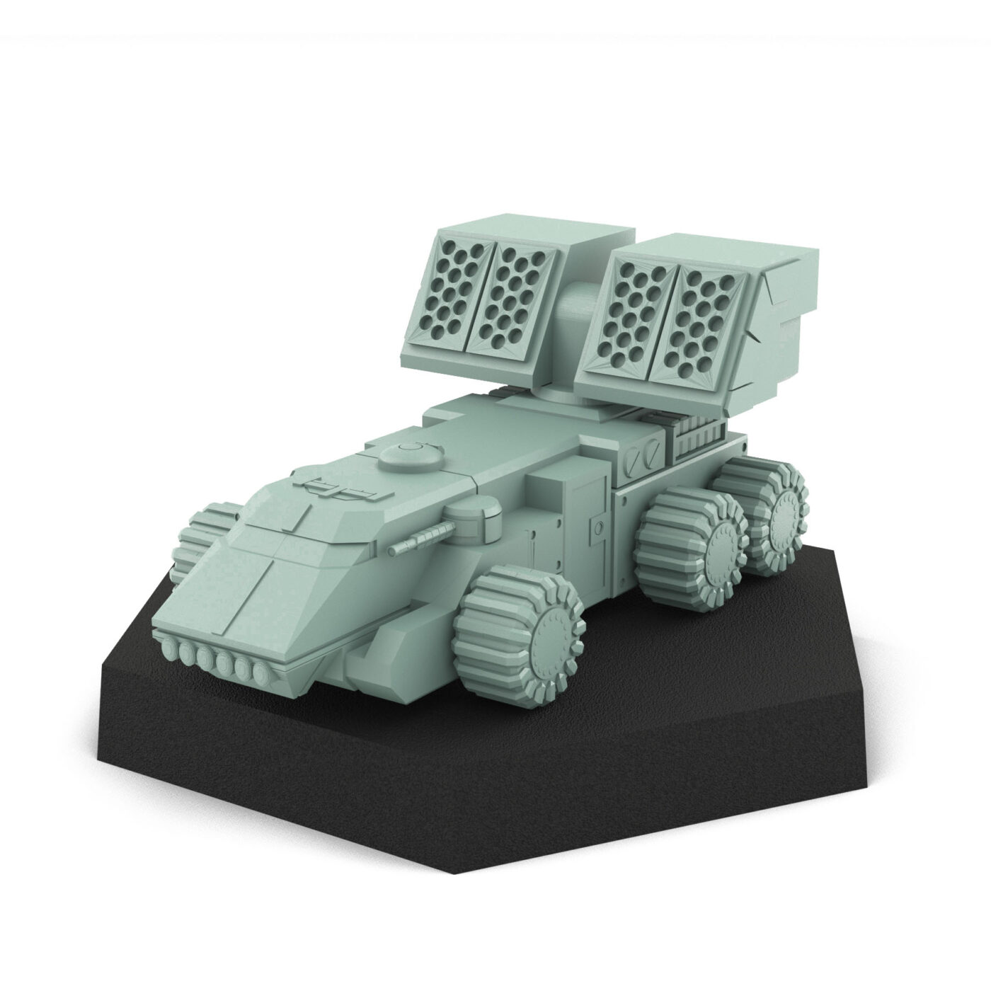 JES III Missile Carrier - 3D Printed Miniature 3D Printed Mech Miniature