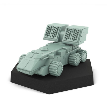 JES III Missile Carrier - 3D Printed Miniature 3D Printed Mech Miniature