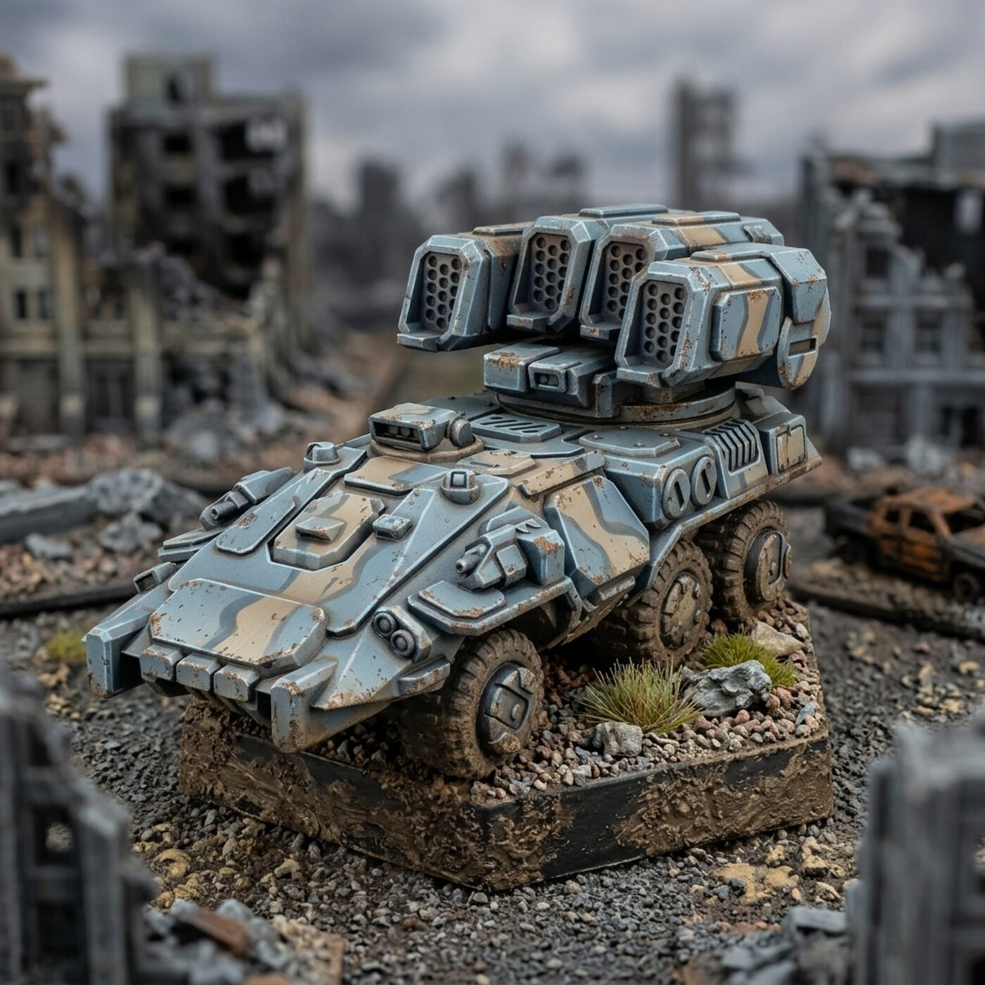 Jes3LRM Painted Mech Miniature