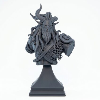 Jhago Half Beast Fighter B - Gray Resin 3D Printed Miniature