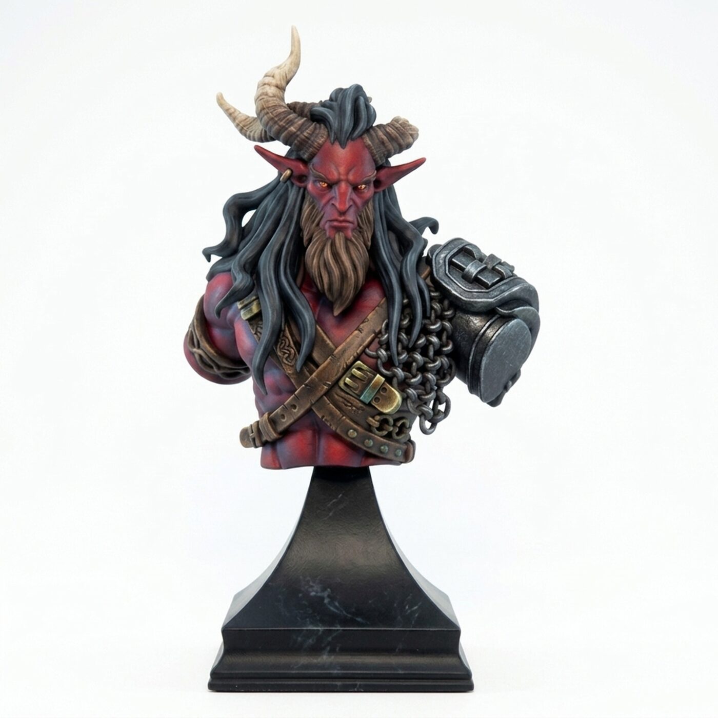 Jhago Half Beast Fighter B - Painted 3D Printed Miniature