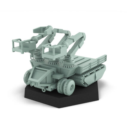 Jifty Recovery Vehicle (USe Mechs) 3D Printed Mech Miniature