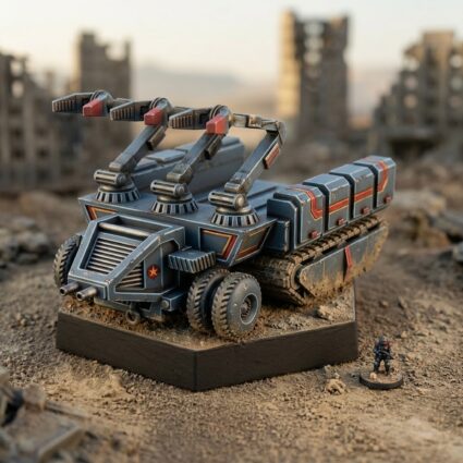 Jl 100 Recovery Vehicle Painted Mech Miniature