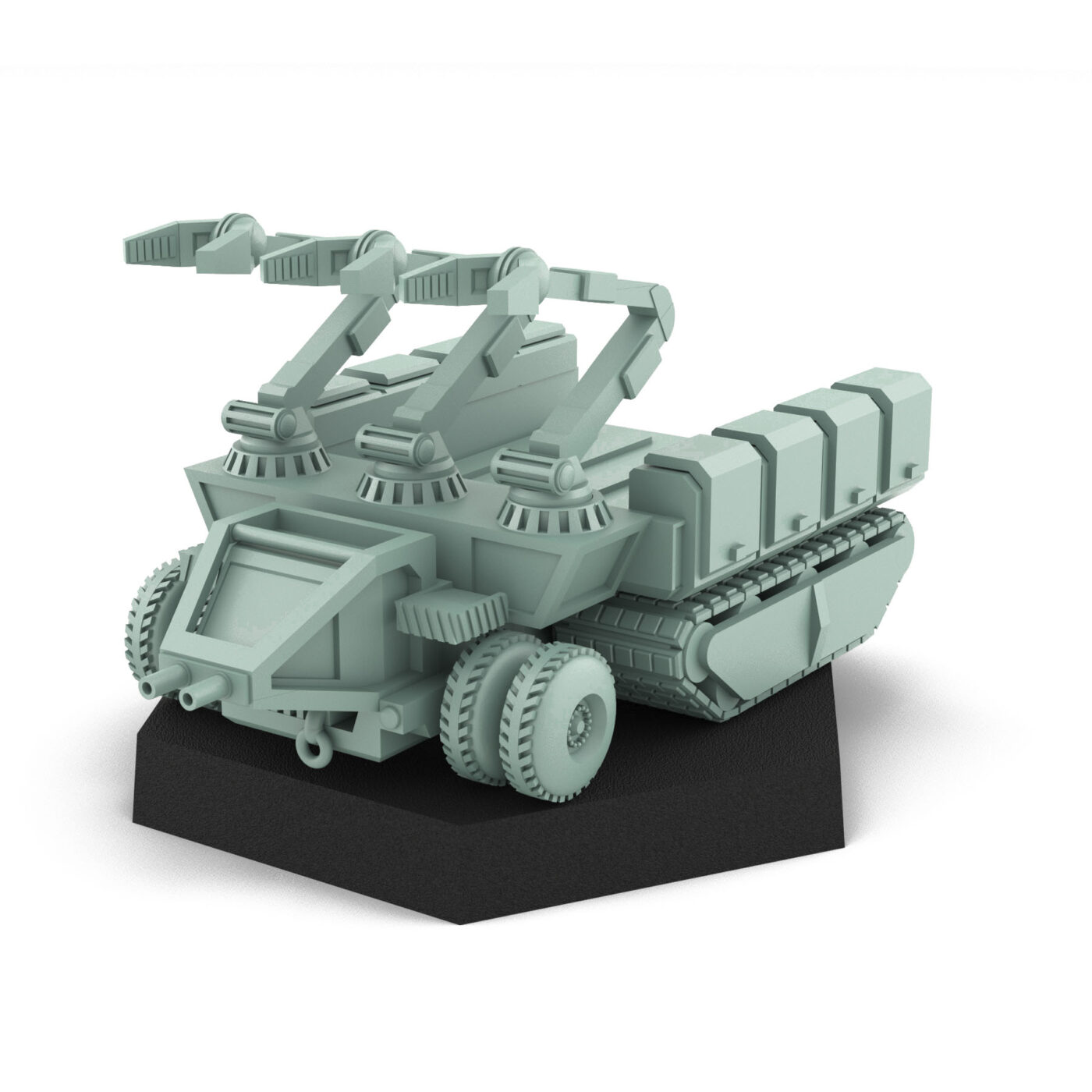 Jl 100 Recovery Vehicle 3D Printed Mech Miniature