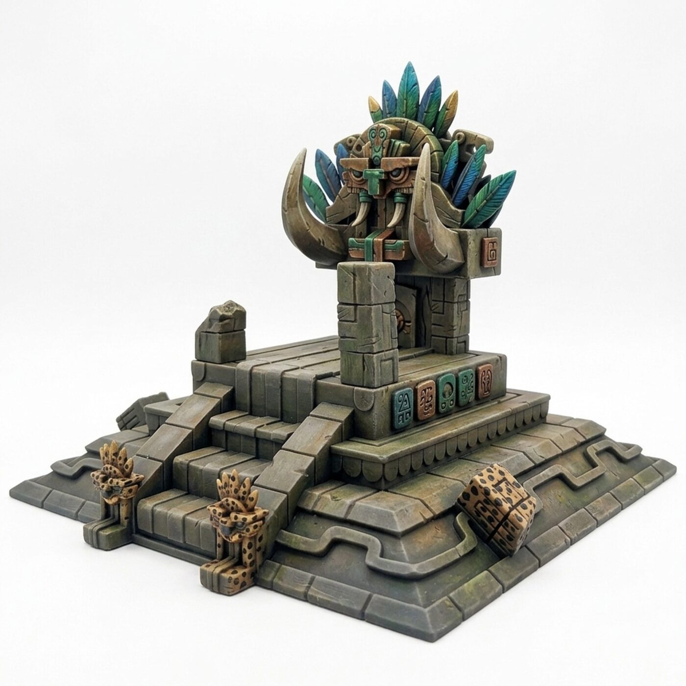 Kimil Props Terrain Altar Top - Painted 3D Printed Miniature