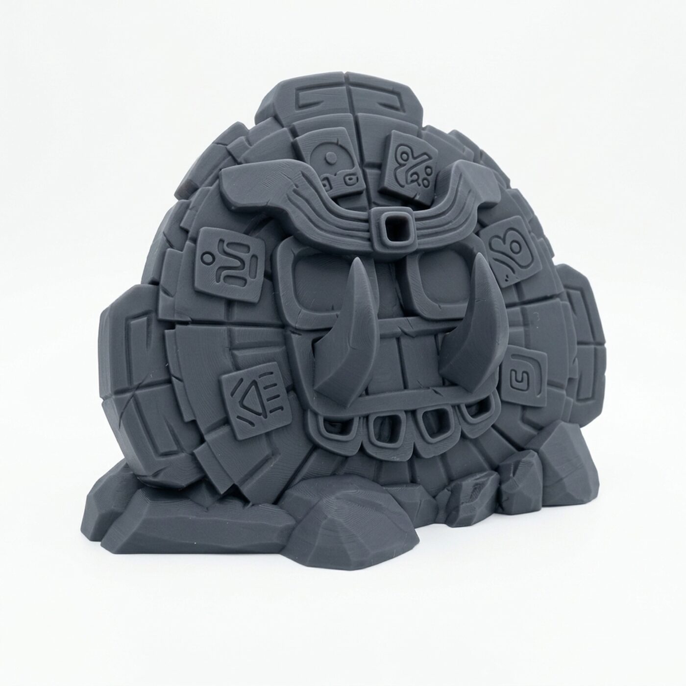 Kimil Props Terrain Calendar - Gray Resin 3D Printed Miniature