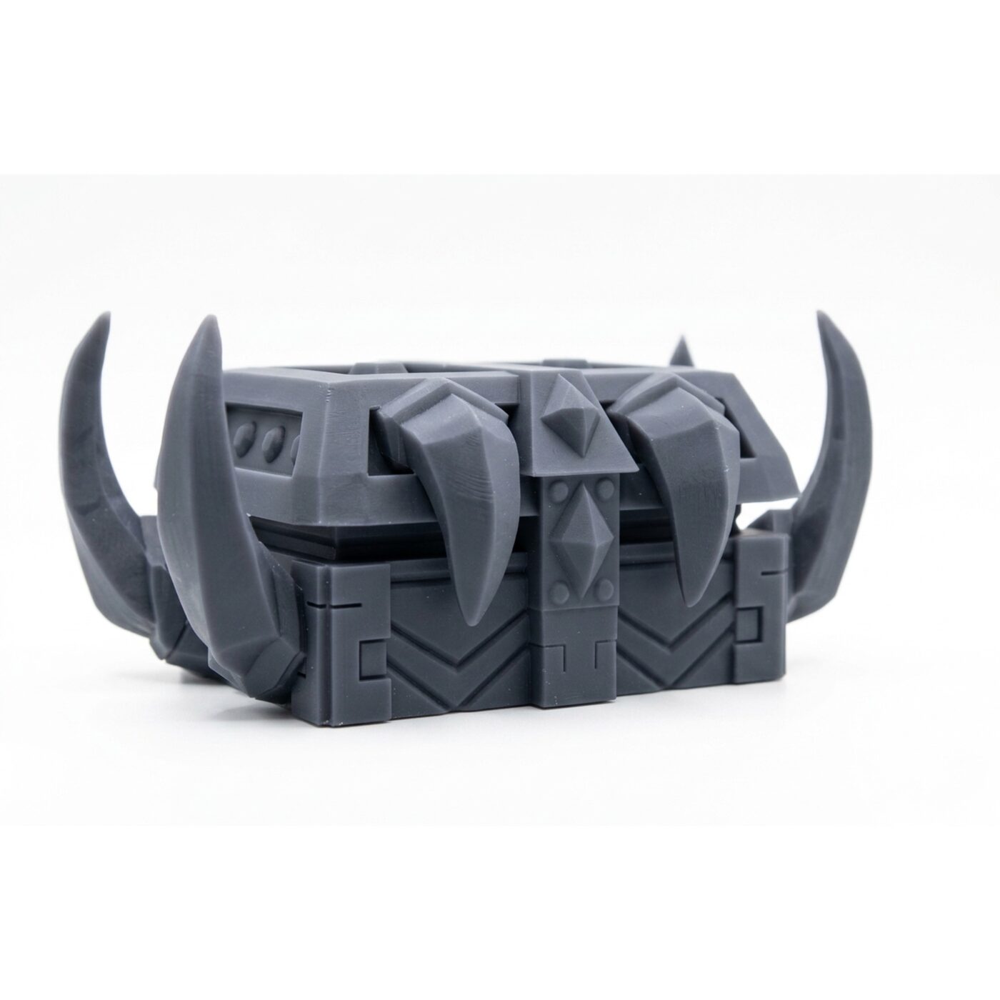 Terrain Chest - Gray Resin 3D Printed Miniature