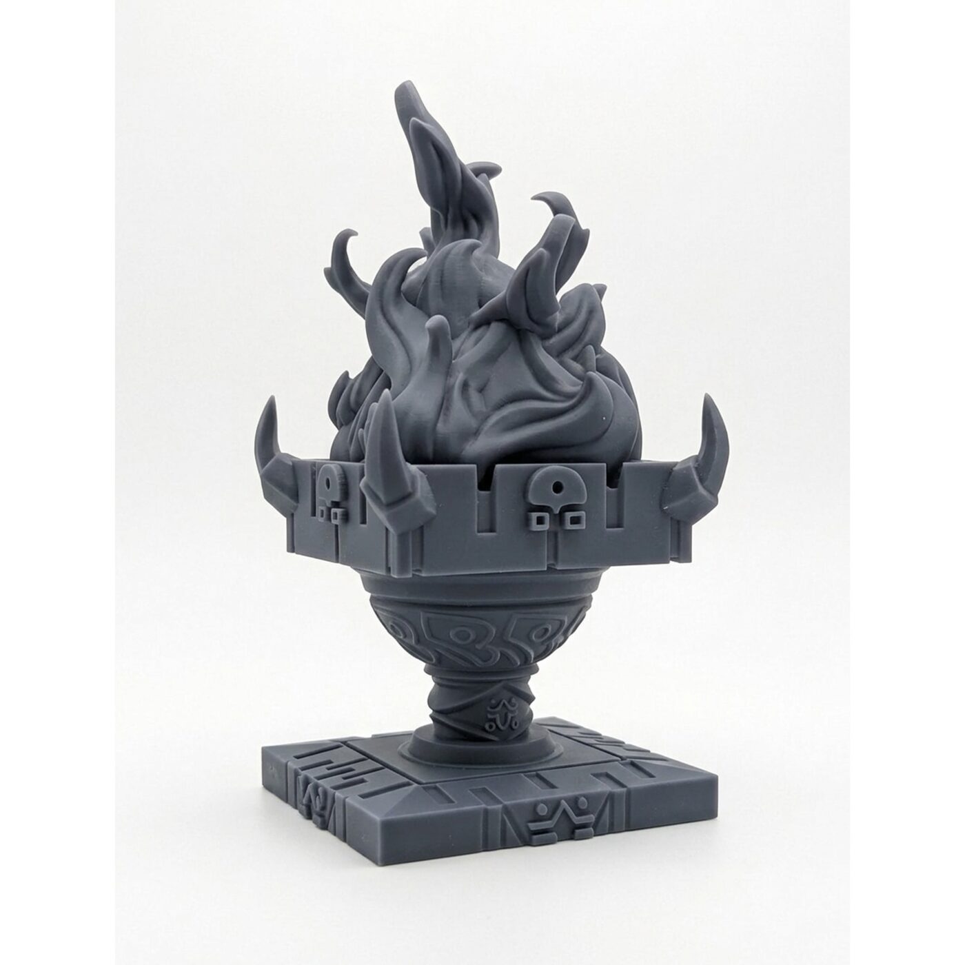 Firegoblet - Gray Resin 3D Printed Miniature