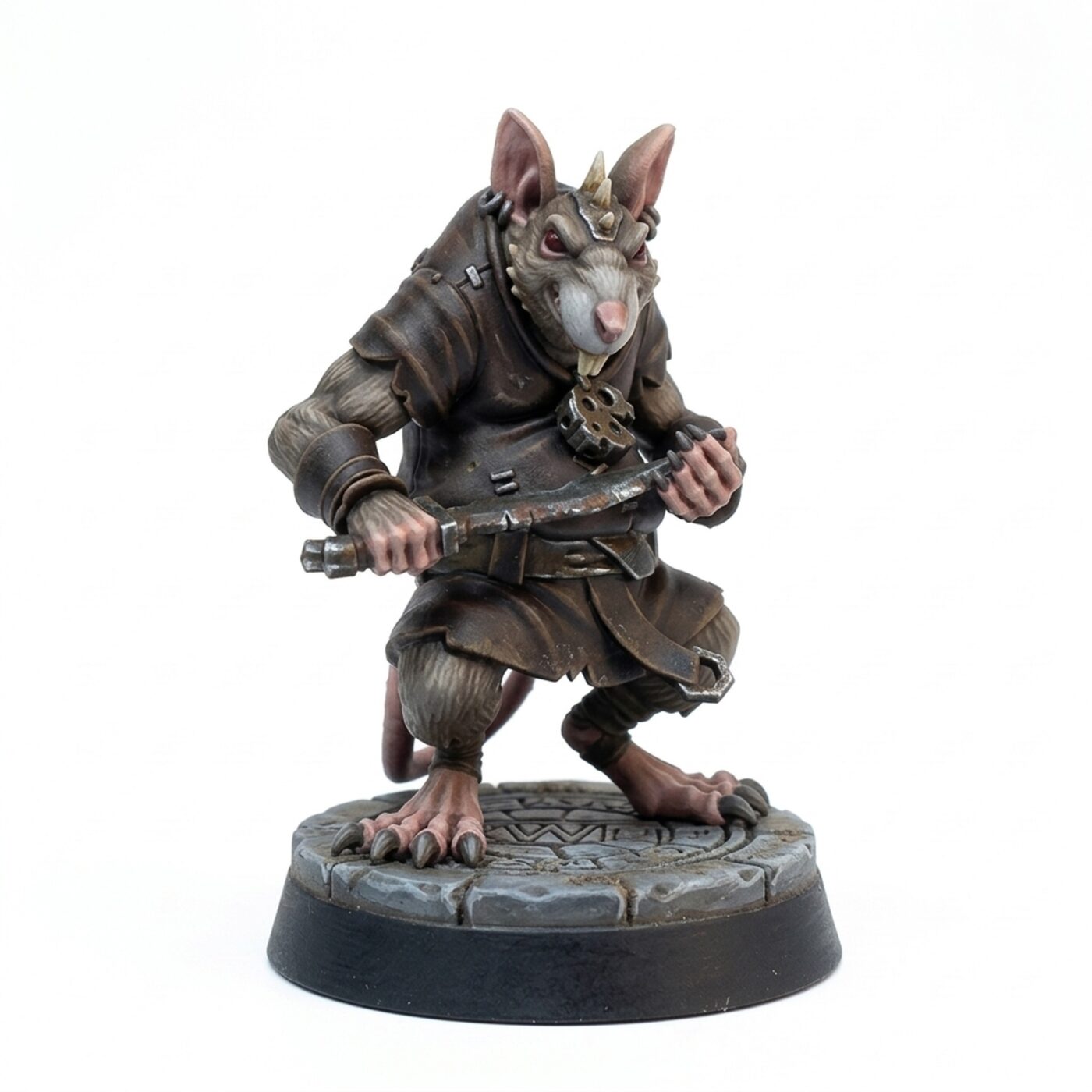 Knife Rebel Rat - Painted 3D Printed Miniature