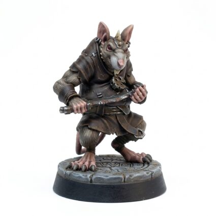 Knife Rebel Rat - Painted 3D Printed Miniature