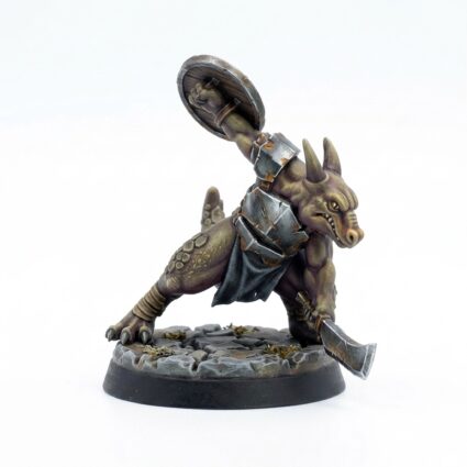 Kobold Warrior A - Painted 3D Printed Miniature