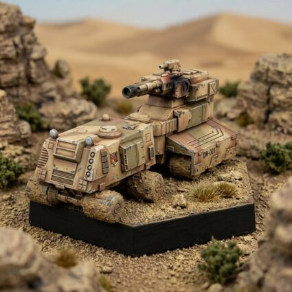Ku Wheeled Assault Tank Painted Mech Miniature
