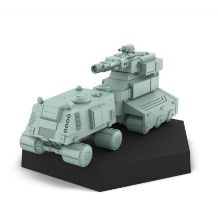 Ku Wheeled Assault Tank 3D Printed Mech Miniature