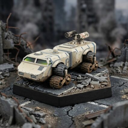 Land Master II heavy APC - 3D Printed Miniature Painted Mech Miniature