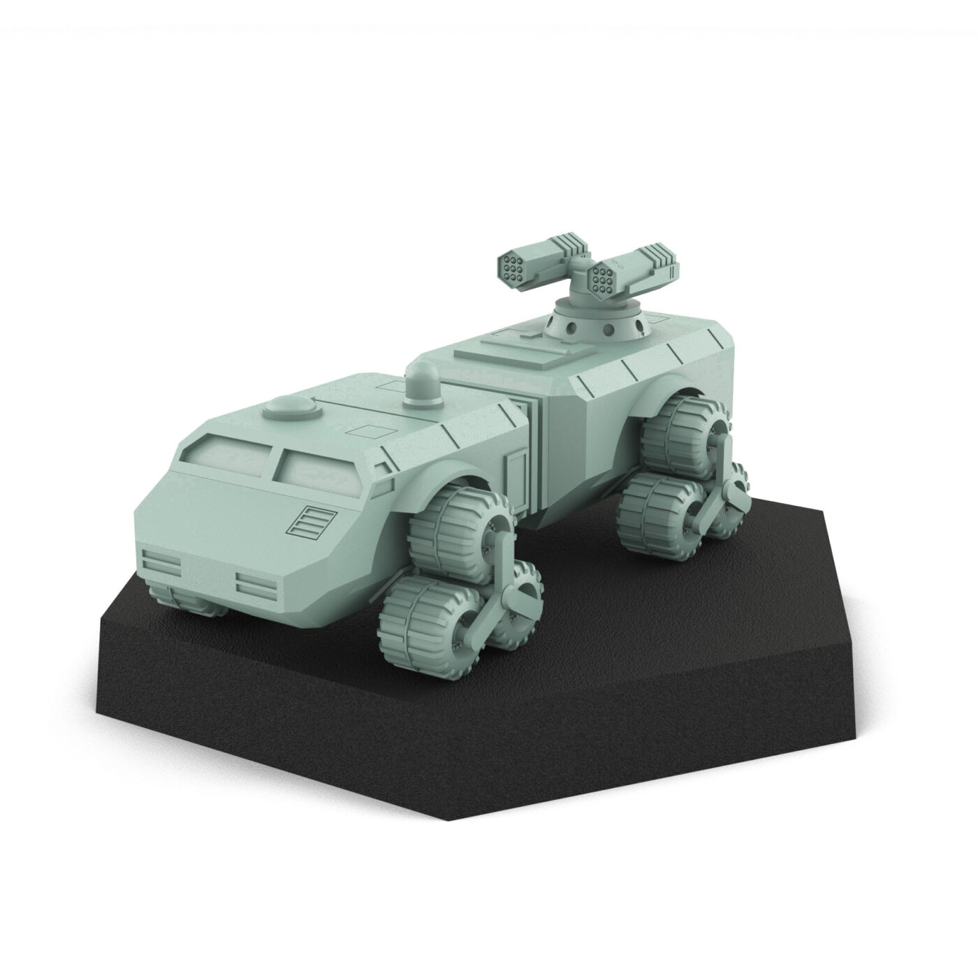 Land Master II heavy APC - 3D Printed Miniature 3D Printed Mech Miniature